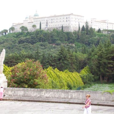The abbey at Monte Cassino, Italy, scene of brutal fighting in Italian Campaign, 1944. 2007.